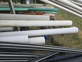 Assorted PVC pipes