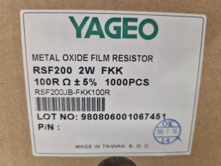 2000x Yageo Metal Oxide Film Resistors RSF200 2W FKK