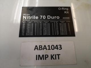 2x Sets of Nitrile 70 Duro O-Ring Kits, Metric & Imperial Sizes