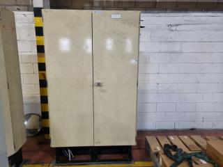 Two Door Industrial Electronics Cabinet and Contents
