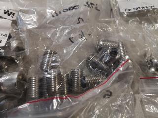 Assorted Stainless Steel Bolts, Nuts, Washers, Screws