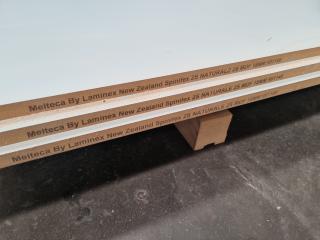 5 Sheets of Laminex Melteca 18mm MDF