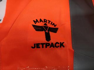 6x Martin Jetpack Embossed Flourecent High Viz Vests
