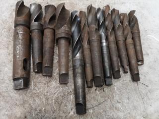 12x Mill Drills w/ Morse Taper Shanks
