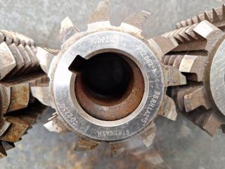 5 x Gear Hobber Cutters