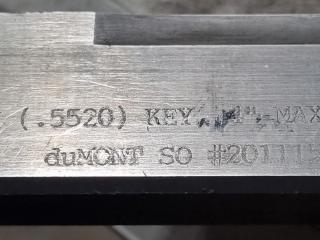 DuMont 14mm Keyway Broach, 1045mm Length