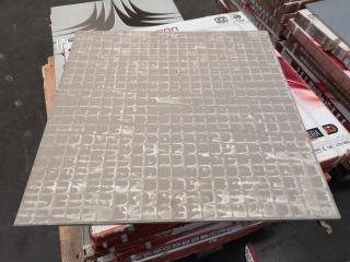600x600mm Vitrified Ceramic Tiles, 15.84m2 Coverage