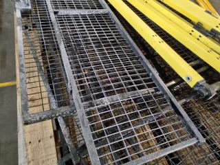 Pallet of Assorted Nachine Safty Cage Panels & Components