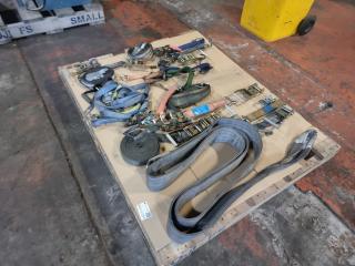 Assortment of Lifting Slings and Ratchet Straps