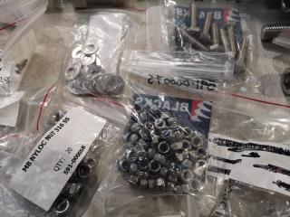 Stainless Steel Bolts, Nuts, Screws, Washers, Assorted Bulk Lot