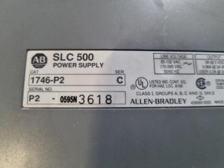 2x Allen Bradley SLC500 10-Slot Racks w/ Power Supplies