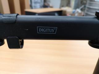 Digitus Adjustable Dual Monitor Workstation Desk Stand Rack