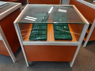 Glass Front Retail Shop Display Unit