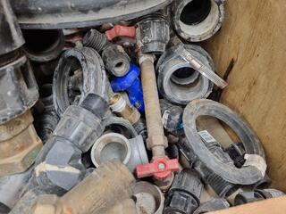 Assorted PVC & Brass Pipe Fittings, Couplings, & More