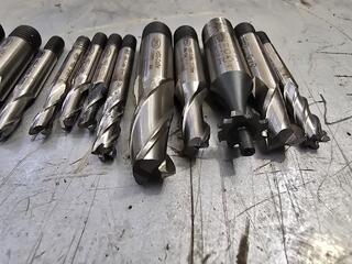 Large Lot of Milling Cutters 