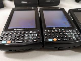 4x Symbol Motorola MC50 Mobile Handheld Computers w/ Charging Cradles