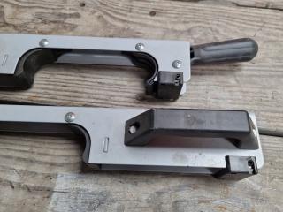 Pair of Makita Mitre Saw Stand Clamp Assemblies