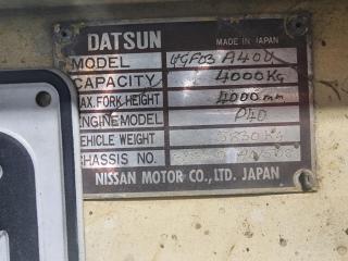 1985 Datsun / Nissan Duel Fuel 4 Ton Forklift
