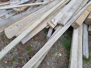 Assorted Treated Timber Boards & Frencing Posts