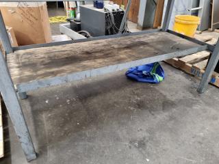 Steel Workbench w/ Wall Shelf