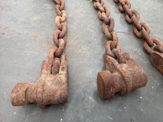 4x Container Lifting Chains