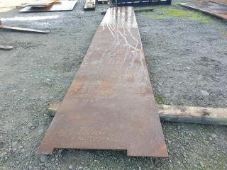 Large Sheet of 8mm Bisalloy Plate Steel