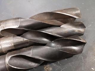 3x Morse Tapper Mill Drill Bits, Imperial Sizes