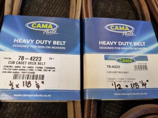 24x Assorted Ride-On Lawnmower Deck & Engine Belts