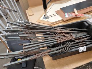28x Steel Fencing Rods