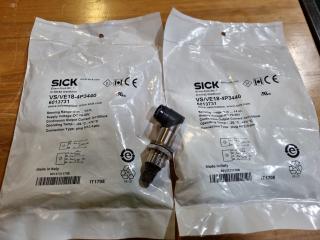 2x Sets of Sick Through-Beam Photoelectric Sensors
