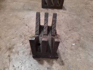 Two Steel V Blocks