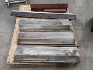 Assorted Industrial Metal Folder Components