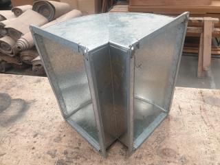 90 Degree Curved Duct Corner