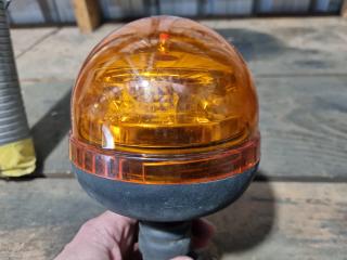 Sparex Rotating LED Amber Beacon Light, 12-24V