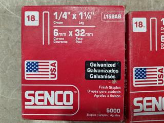 Assorted Senco 18-gauge Galvanised Staples
