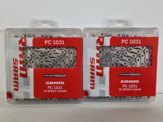 2x SRAM PowerChain 10-Speed Chains PC1031
