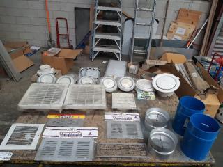 Large Assortment Of Ventilation Products