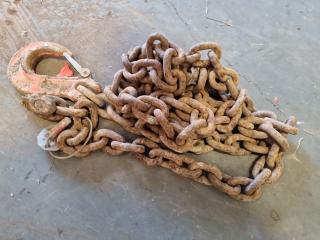 Large Single Leg Lifting Chain, 4.5m Length