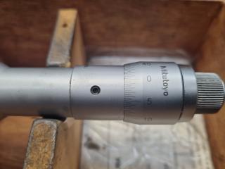 Mitutoyo 3-Point Internal Micrometer 368-742, Range 75-88mm