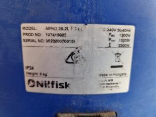 Nilfisk Aero 26 Wet /Dry Shop Vac Vacuum