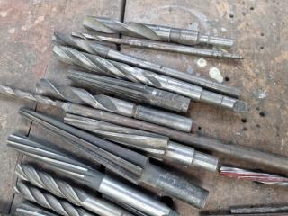 40+ Assorted Reamers, Drills & More