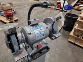 Linishall 200mm Industrial Bench Grinder BG8 w/ Stand
