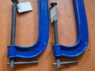 2x Record Irwin 12" Ribbed G-Clamps