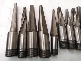 28x Assorted Tapered End Mill Cutters