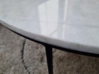 Stylish Marble-like Circular Coffee Table