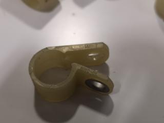 50x Aviation Plastic Loop Clamps for Wire Support Type MS25281 R7