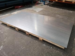 6x Galvanised Steel Sheets, 2440x1220x1.2mm Size