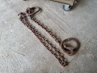 Pair of Chain Lifting Hooks