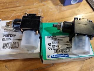 Assorted Telemecanique Limit Switches & Attachments