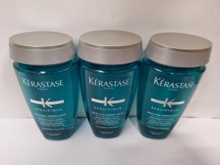 3 x Kérastase Specifique Bain Vital Dermo-Calm Cleansing Soothing Shampoo